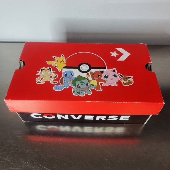 Converse x Pokémon Chuck Taylor All Star High Tops Youth Size 3 - Picture 10 of 11